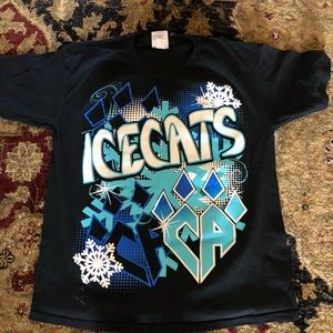Cheer Athletics Icecats tee shirt size YM